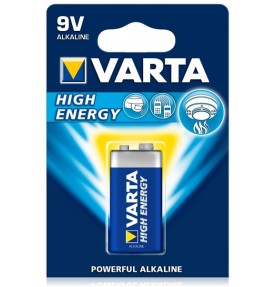 Baterie 9V alcalina VARTA High Energy