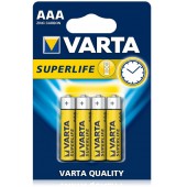 Baterii AAA zinc-carbon 4 bucati VARTA Super Life