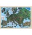 Harta plastifiata Europa fizica-coduri postale 140 x 100cm AMCO PRESS