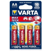 Baterii AA alcaline 4 bucati VARTA Max Tech