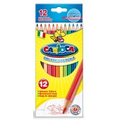 Creioane colorate, hexagonale, 12 culori/cutie, CARIOCA